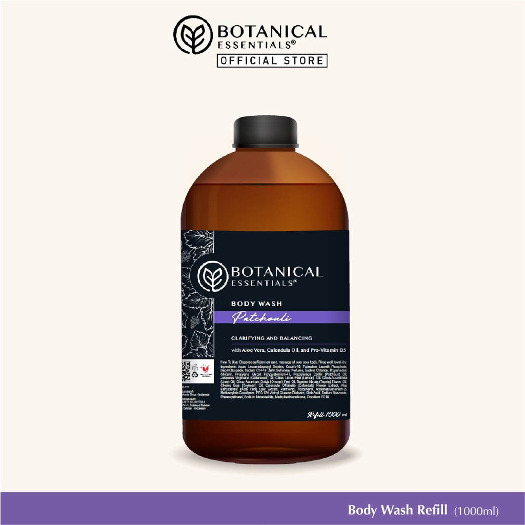 Botanical Essentials Body Wash Refill Patchouli 1L Shopee Malaysia