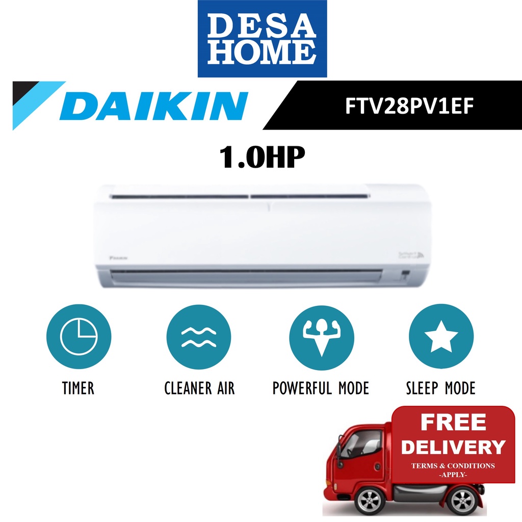 Free Delivery Daikin Ftv Pv Ef Hp Non Inverter Wall Mounted Air