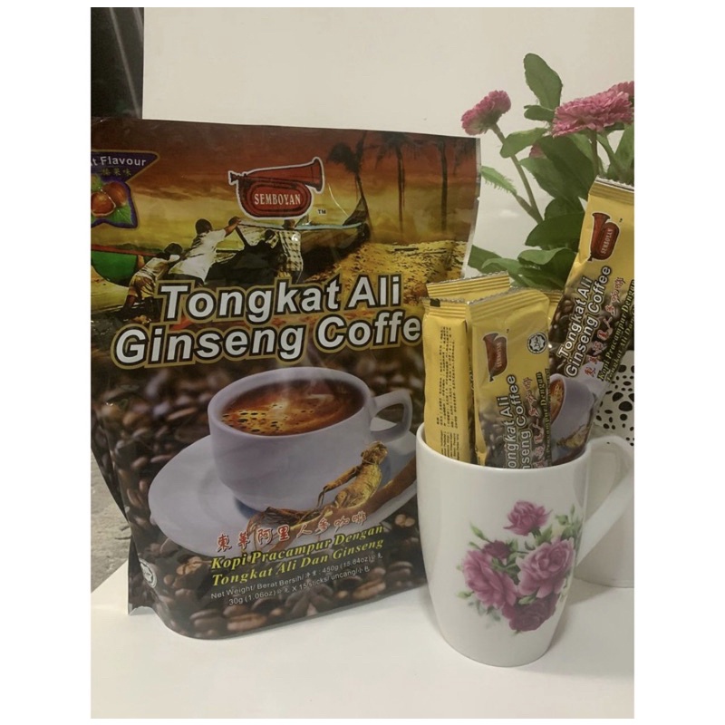 Semboyan Tongkat Ali Ginseng Coffee Shopee Malaysia