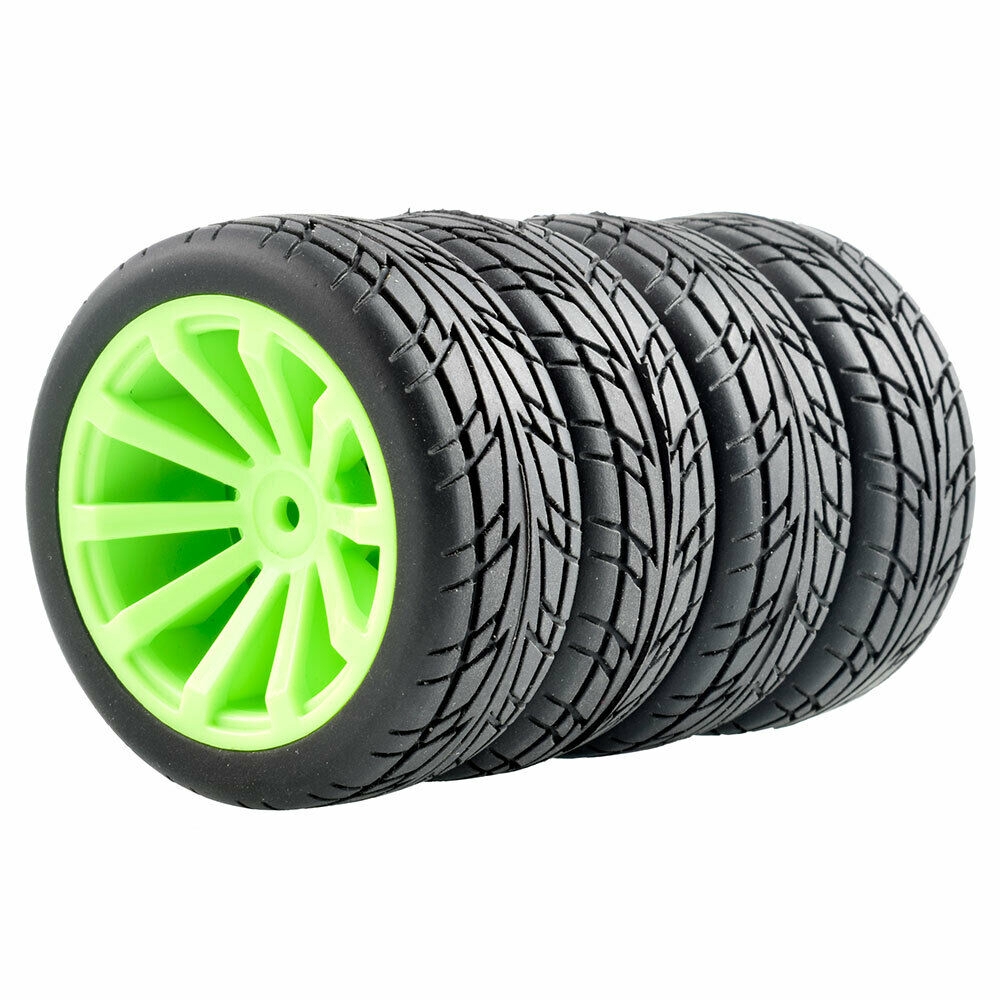 RC 1/10 Model Racing Speed Road Car High Quality Rubber Tires&Wheel 4P 701-6090