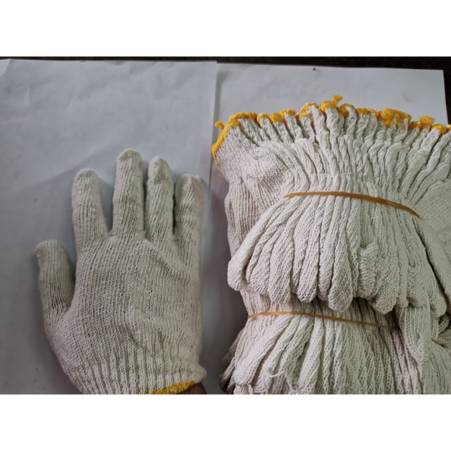 Glove Fabric Sarung Tangan Kain 1 Dozen Pairs Shopee Malaysia