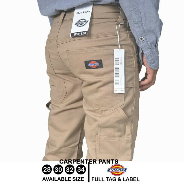 dickies carpenter pants cream