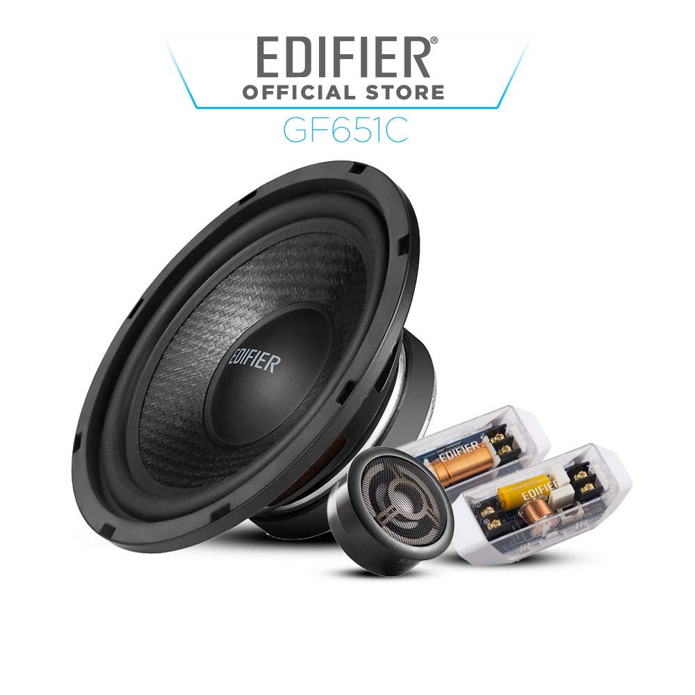 Edifier GF651C 6.5" Component Car Speaker upgrade kit with tweeter
