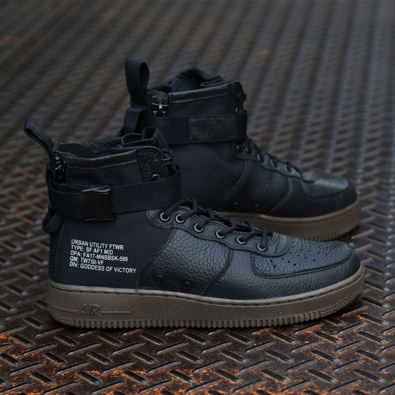 nike air force sf black