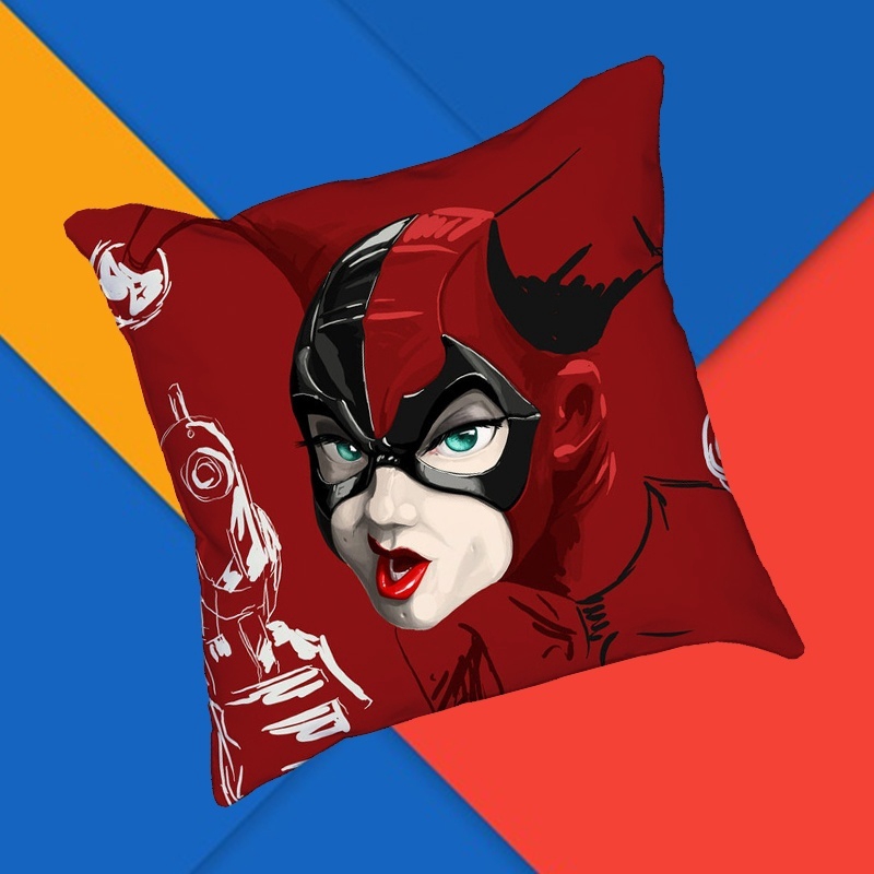 Harley Quinn Art Pillow Case Bedroom Seat Bedding Cushion Cover Home Decor