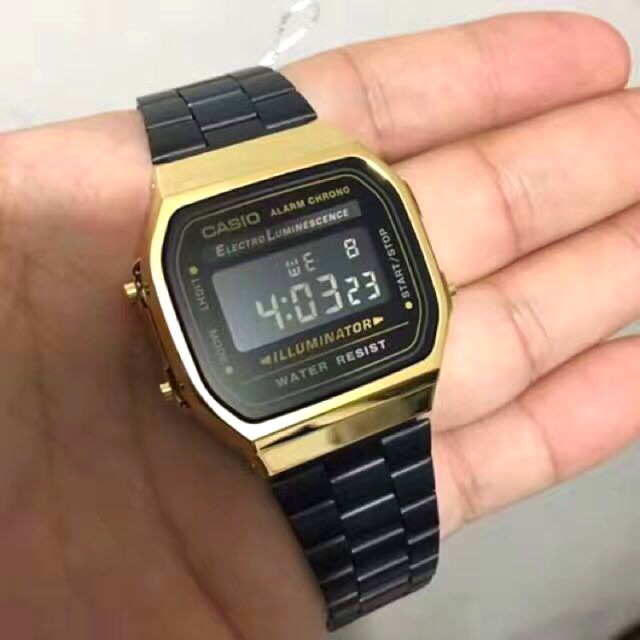 casio a158 gold