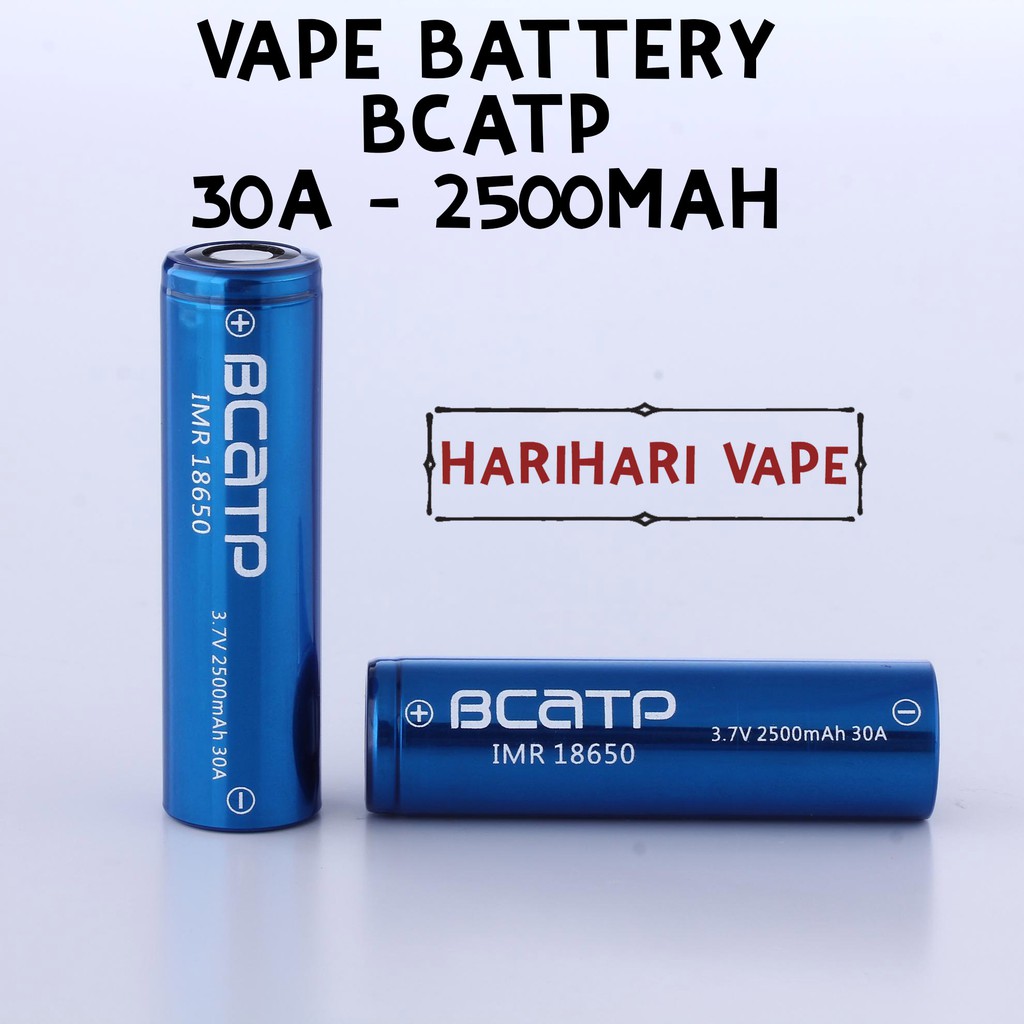Vape Battery Original Vape 18650 Battery Original Bcatp Battery 18650 2100mah 40a 3 7v 2500mah 30a 3 7v Shopee Malaysia