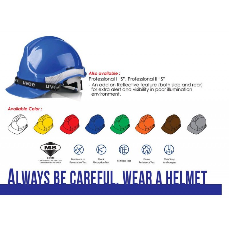 UVEE Industrial Safety Helmet ( Sirim Certified ) | Shopee Malaysia