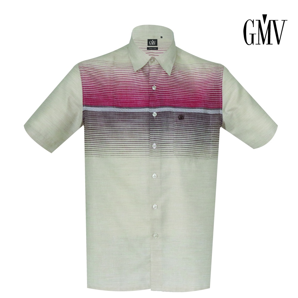 GMV Men's Short Sleeve Shirt Jacquard - GM42803B221