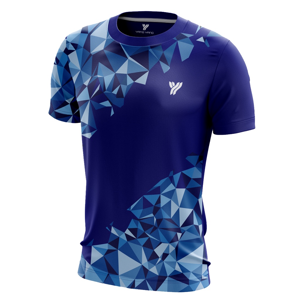 YANG YANG Club Series Sublimation Roundneck MR055 Unisex Badminton Shirt Comfortable Sport Jersry T-Shirt Baju Sukan 运动衣