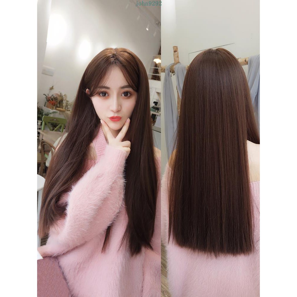 Korean Dance Wig Long Straight Hair Qi Waist Long Hair Eight
