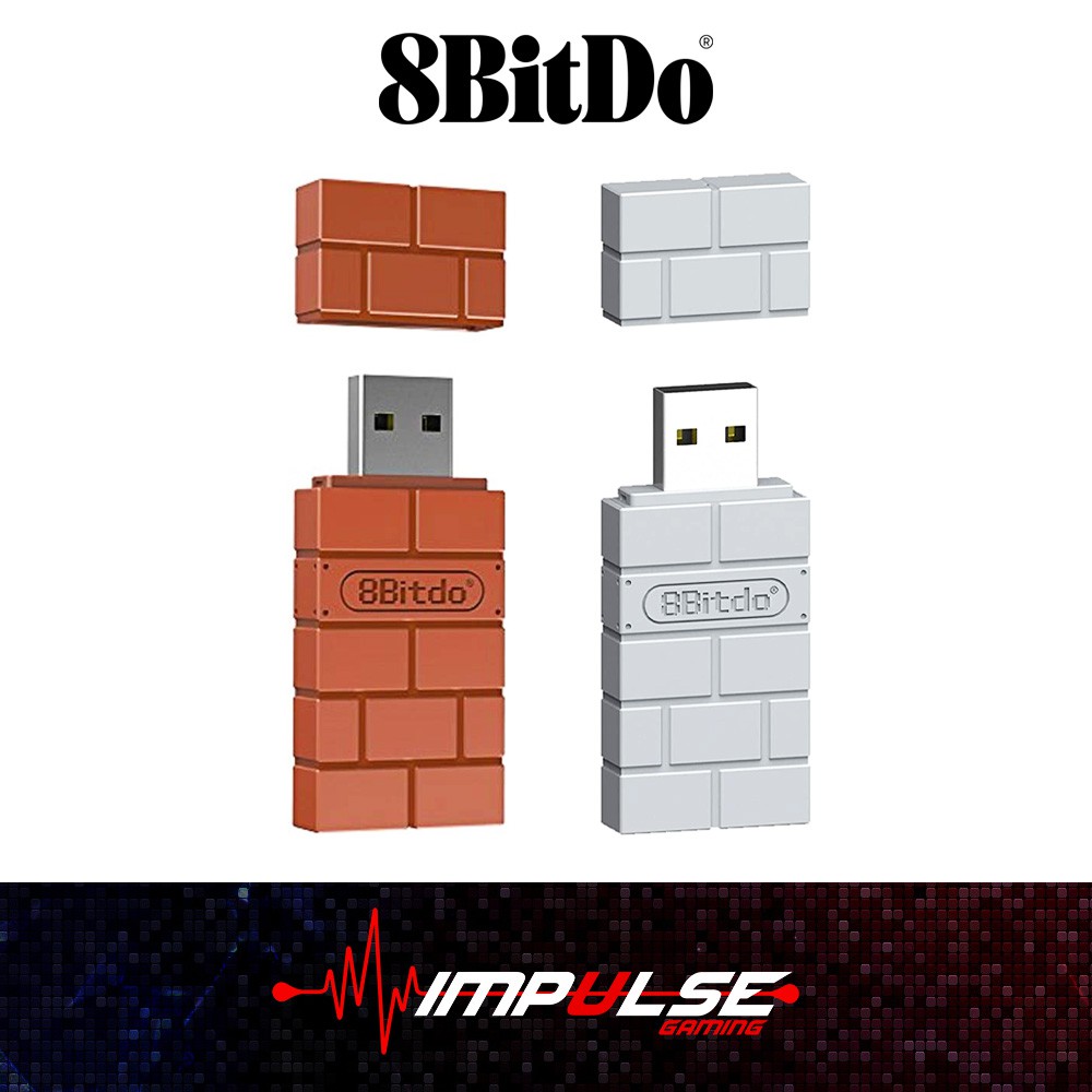 8bitdo Usb Wireless Bluetooth Adapter For Window Ps5 Ps4 Xb1 Switch Wii Mote Wii U Pro Ps3 Grey Brown Shopee Malaysia