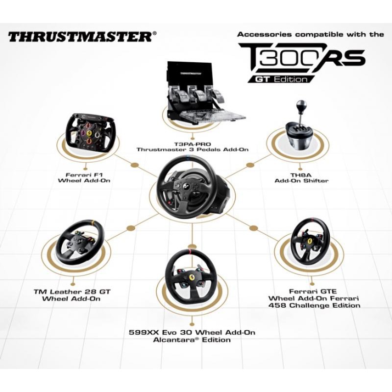 Thrustmaster T300 Rs Gt Edition Gaming Racing Wheel For Ps4 Ps3 Pc T300rs Gt 4160682