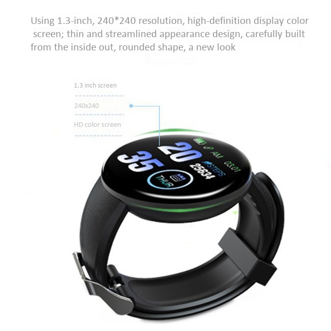 mobile watch in circle shape