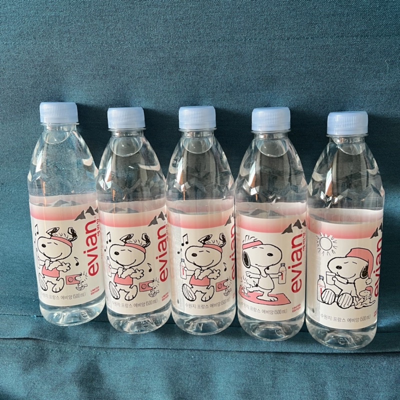 500ml Snoopy Limited Edition Evian Natural Mineral Water Shopee Malaysia