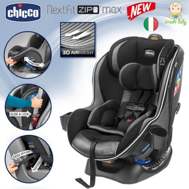 Chicco Nextfit Zip Max Convertible Car Seat Shopee Malaysia