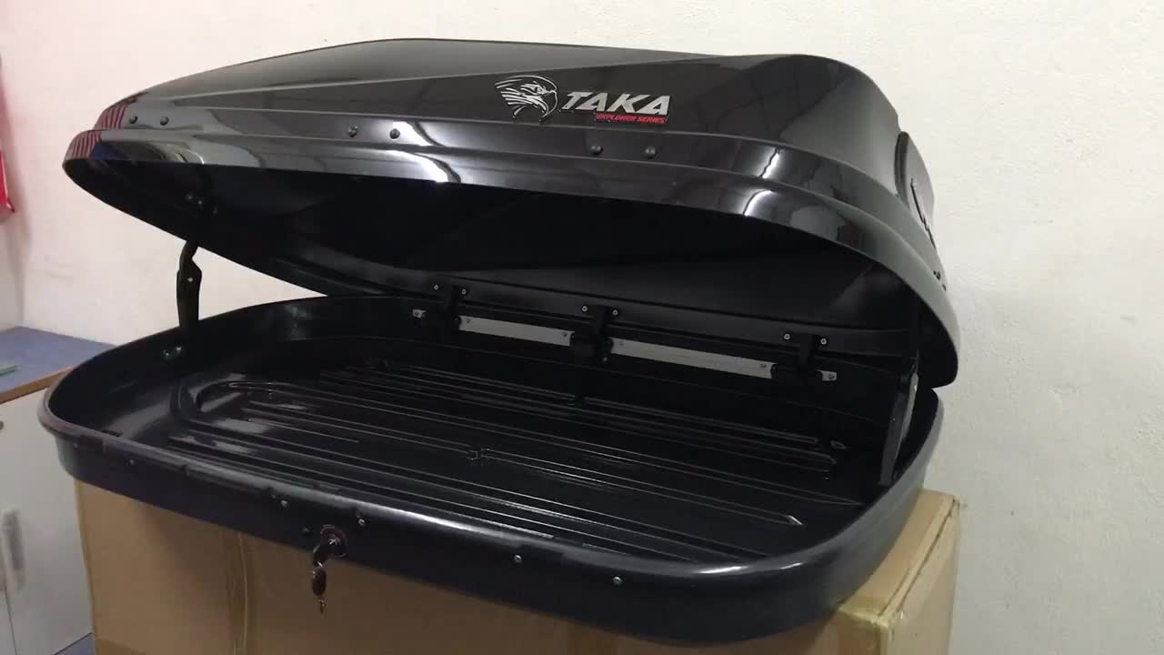 Roofbox 360liter (Taka Design) New Autopica Brand Black Roofbox With