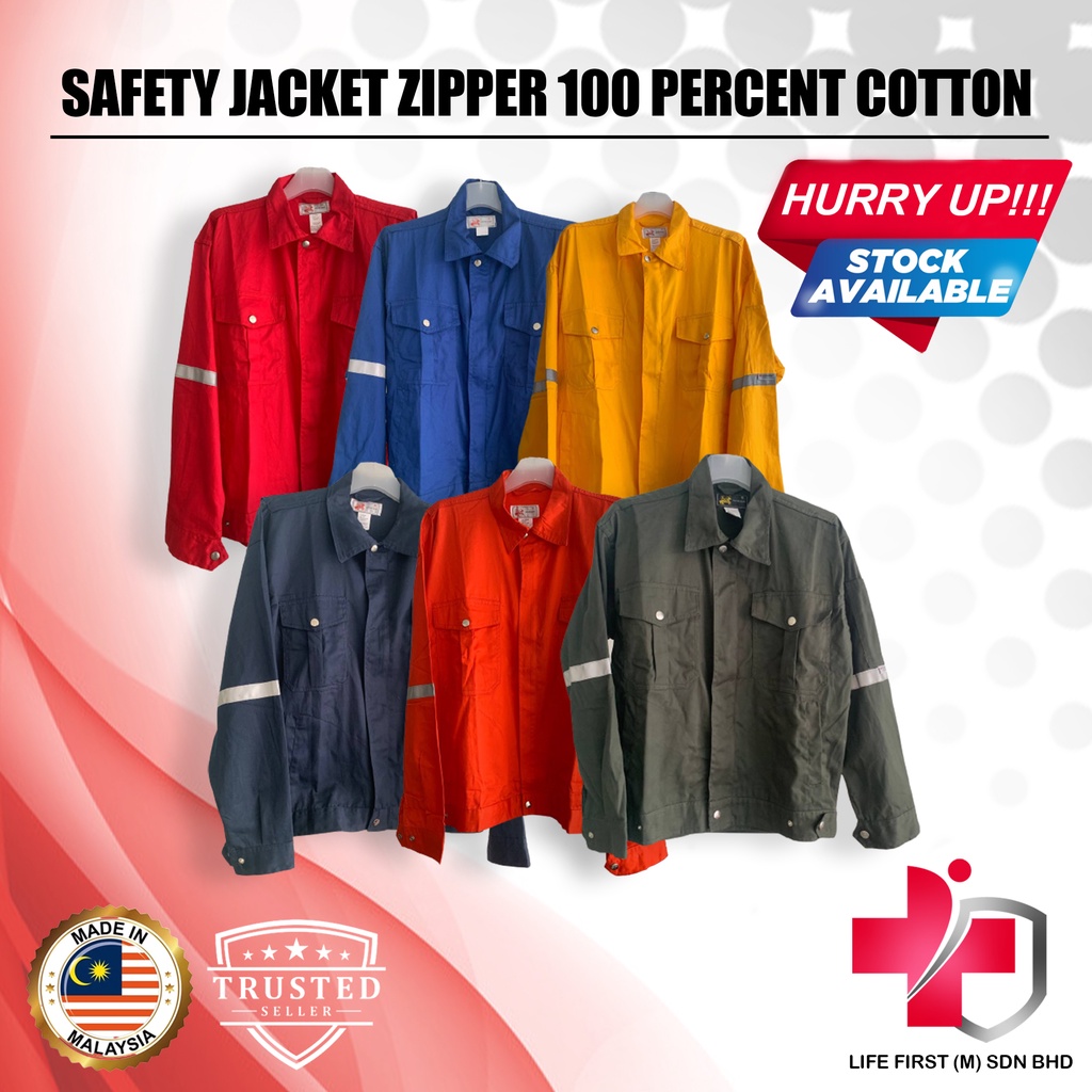 Safety Jacket Arrowman 100 Preshrunk Cotton Shopee Malaysia