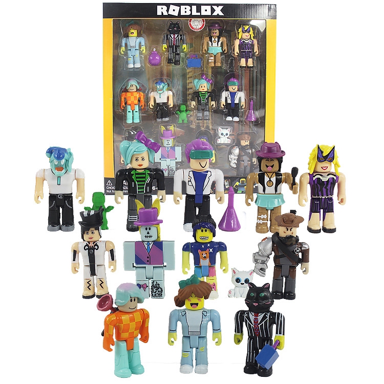 New 12pcs Set Roblox Action Figure Virtual World Celebrity Collection Dolls With Accessories Kids Toy Gift Shopee Malaysia - 12pcsset roblox figures pvc game roblox toys kids birthday xmas gift us stock
