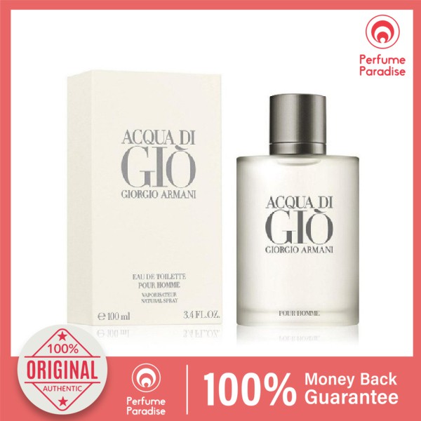 100% original] Giorgio Armani Aqua Di Gio EDT Men 100ml perfume for men [My  Perfume Paradise] | Shopee Malaysia