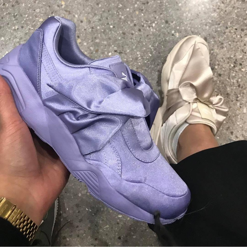 puma fenty bow purple