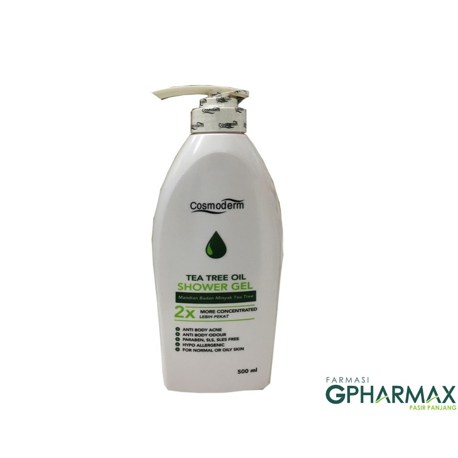 Cosmoderm TEA TREE OIL Shower Gel (500 ml) Shopee Malaysia
