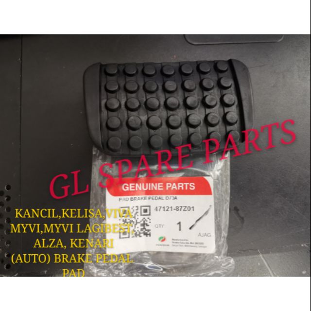 BRAKE PEDAL PAD (AUTO) ORIGINAL PERODUA MYVI,MYVI LAGIBEST 