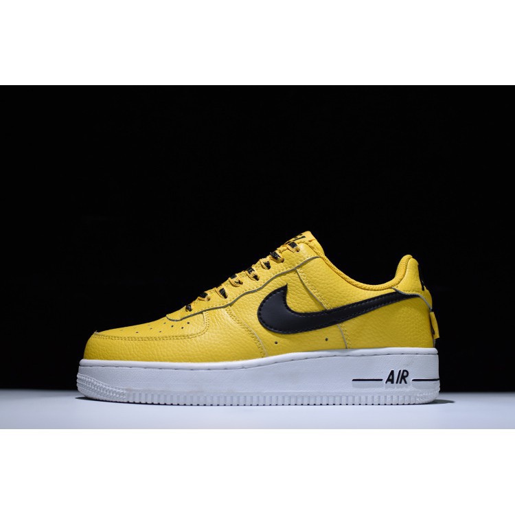 nike air force 1 womens yellow tick