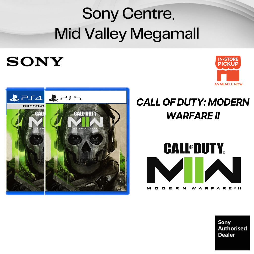 Ready Stock PS5 PlayStation 5 Game Call Of Duty Modern Warfare 2 PS4