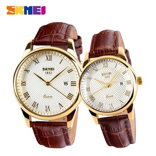 Leather Strap Watch Couple Simple Clasic Original Waterproof Watches