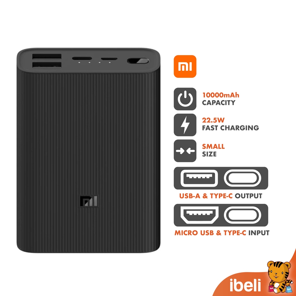 [LATEST] Xiaomi Powerbank 3 10000mAh 22.5W Fast Charging Ultra Compact ...