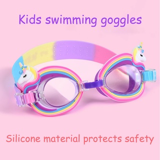 Kids silicone swimming goggles for boys and girls swimming training diving goggles