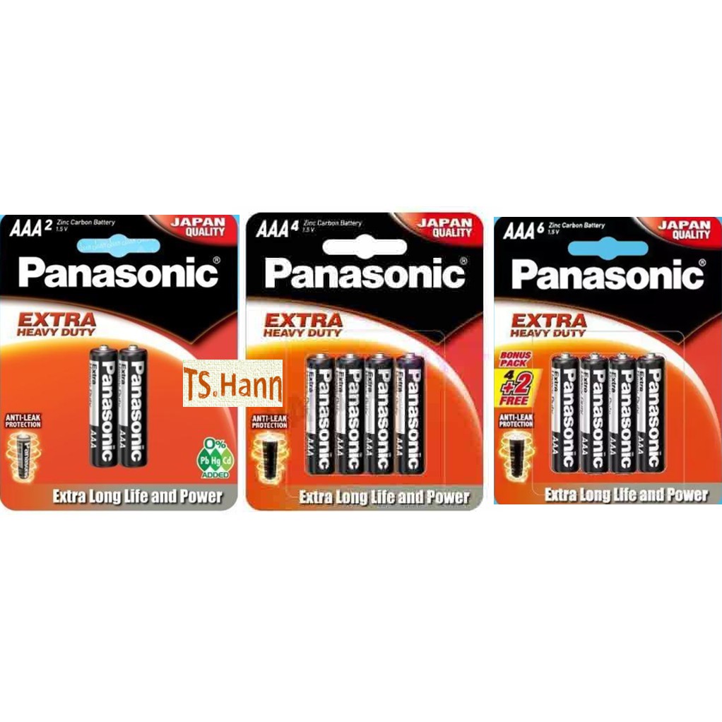 Panasonic Battery Extra Heavy Duty AAA Shopee Malaysia
