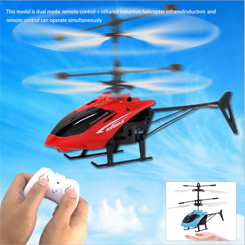 Small RC Helicopter  Aircraft Radio Remote  Control LED Kids 