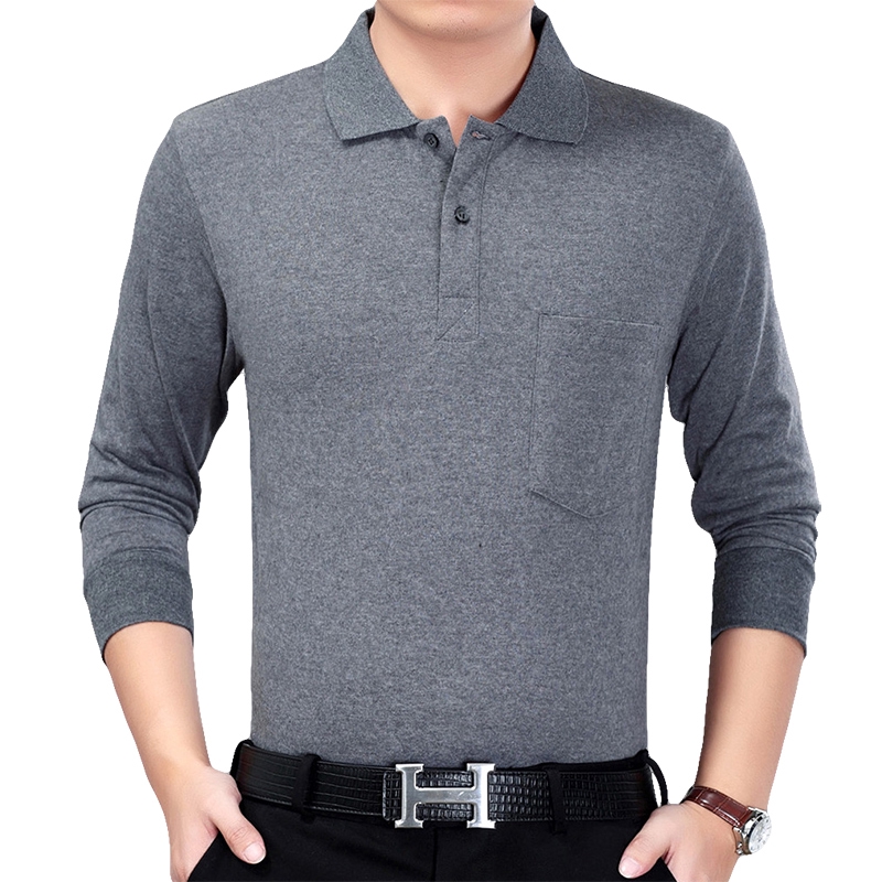 mens long sleeve polo shirts 3xl