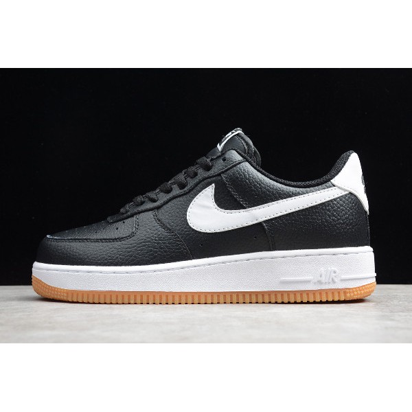 air force 1 black and white gum