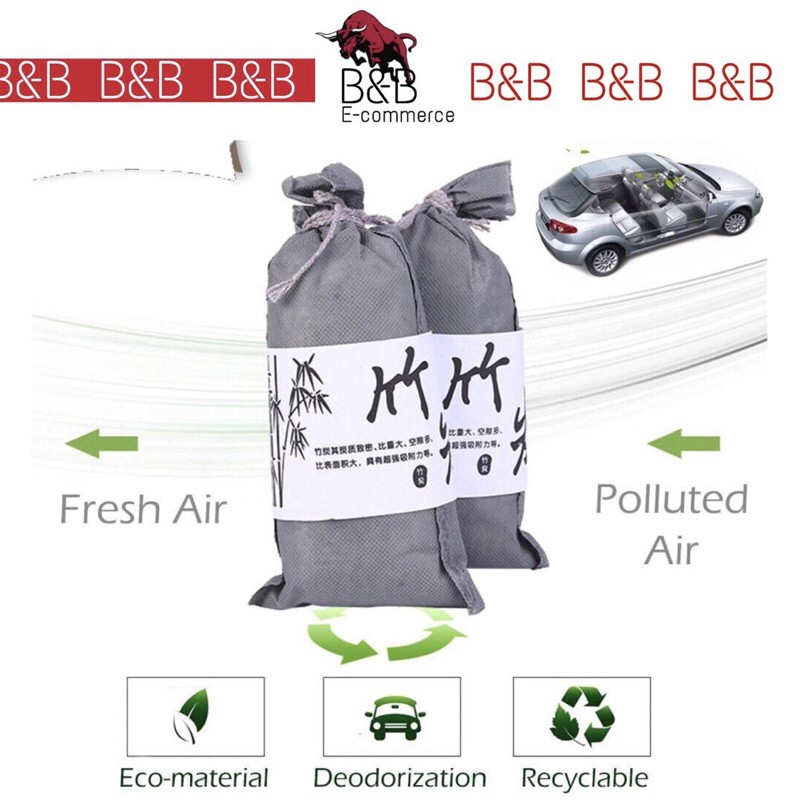 Japan Bamboo Charcoal Bag Active Carbon Air Freshener Purifier For Car Home