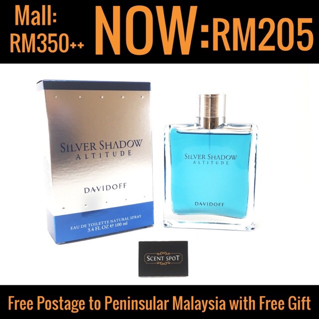 Davidoff Silver Shadow Edt 100ml For Men Perfume For Bangladesh