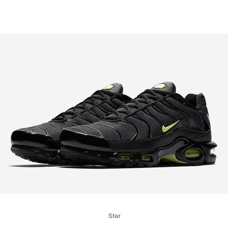 nike air max plus volt black neon green