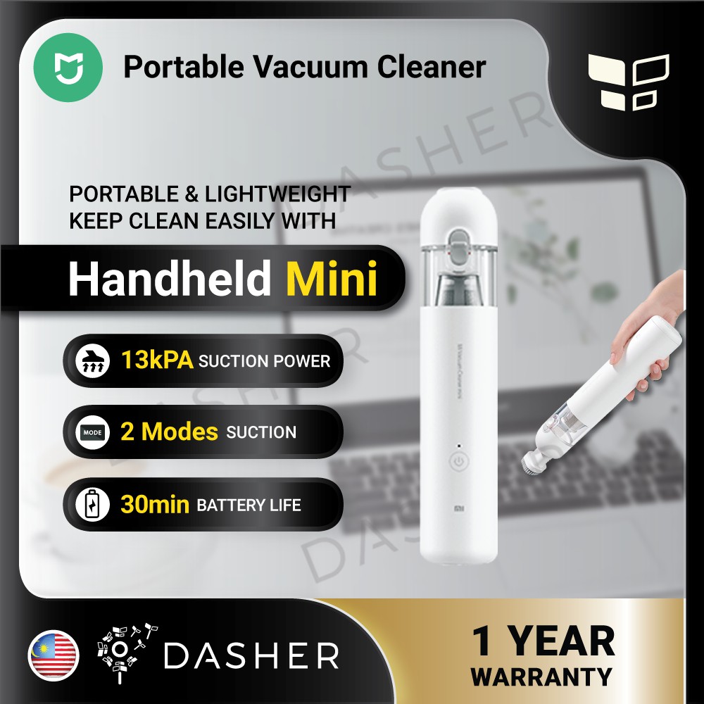 【Multifunctional】Xiaomi Mijia Portable Vacuum Cleaner Mini Wireless Handheld Household Car