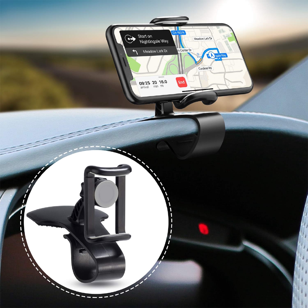 antenne Trein koolhydraat Car Phone Holder,Rotating Dashboard Clip Mount Stand, 360-Degree Rotation  Cell Phone Holder,IN STOCK | Shopee Malaysia
