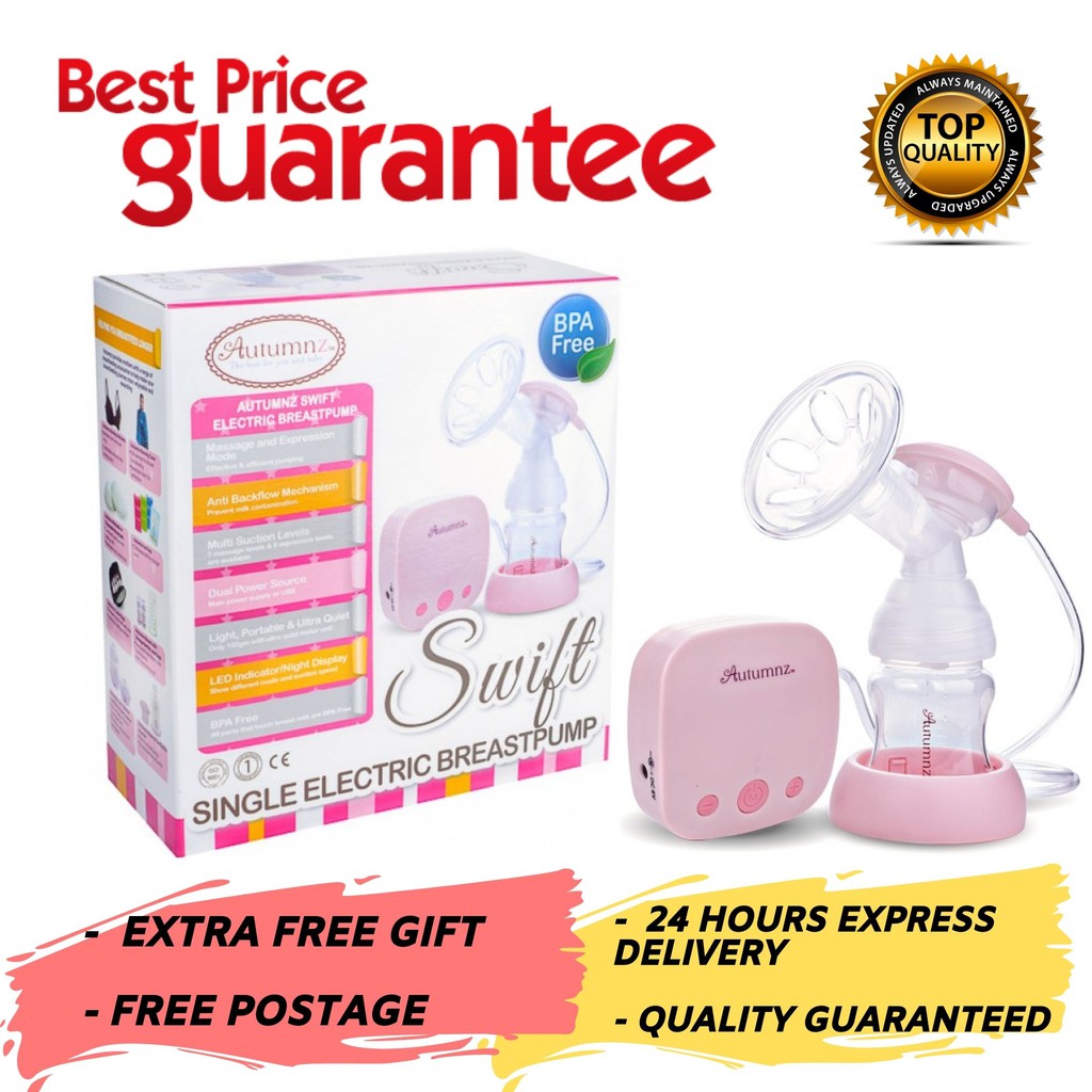 Buy Hot Deals Autumnz Swift Single Electric Breastpump With 4 Freegifts Single Breast Pump Electric Breast Pump Seetracker Malaysia