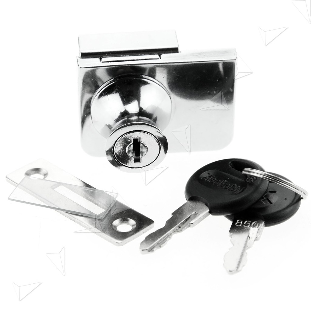 Chrome Glass Cabinet Lock For Ikea Detolf Argos Hinged Glass