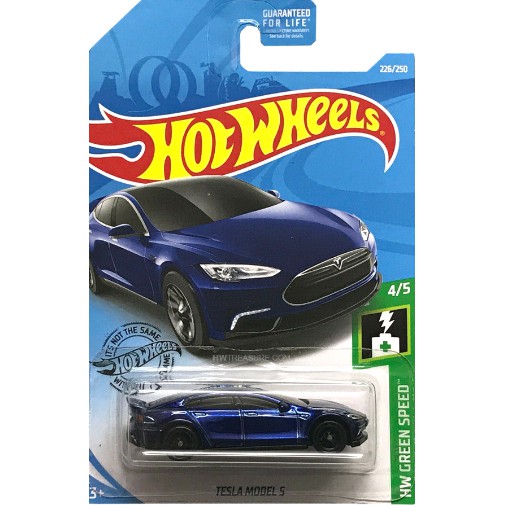 hot wheels tesla model s blue