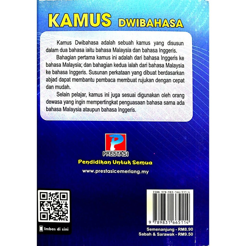 Kamus Dwibahasa Bahasa Inggeris Ke Bahasa Melayu Bahasa Melayu Ke Bahasa Inggeris Format Buku Poket Shopee Malaysia