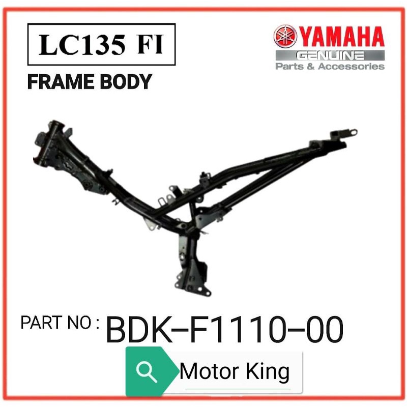 Body Frame Rangka Chassis Chasis Yamaha LC135 V8 Fi 100 HLY Original