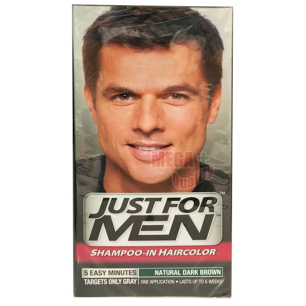 Just For Men Shampoo In Hair Colour Color Mens Dye Natural Dark Brown