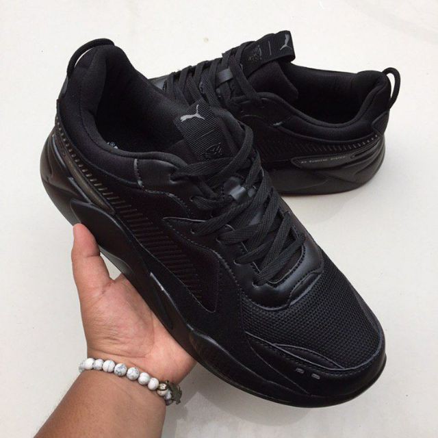 all black rsx puma