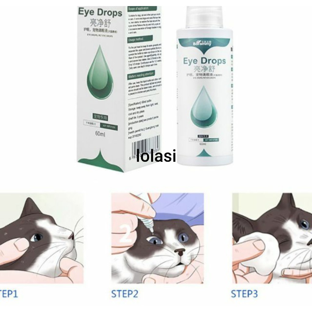 Pet eye drops ubat mata kucing anjing  Shopee Malaysia