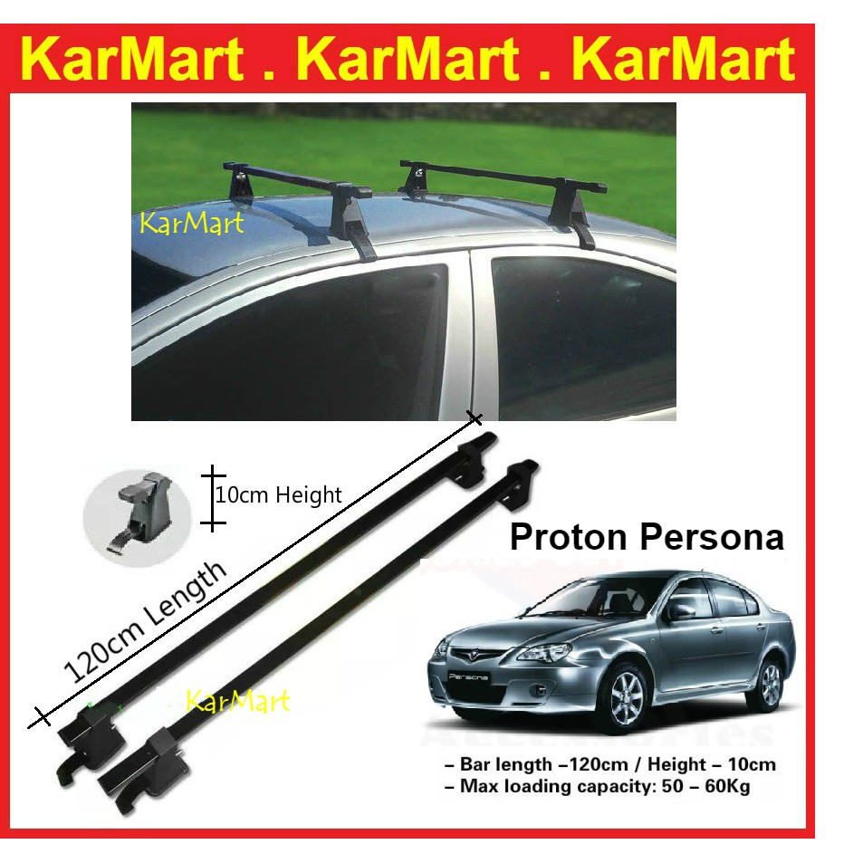 Universal Luggage Rack Car Carrier Roof Carrier Roof Bar Persona Car Roof Rack Car Top Bar Shopee Malaysia